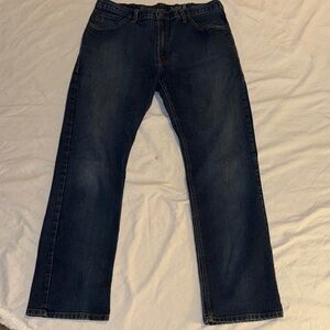 Ariat: Relentless Men's Dark Blue Straight Jeans